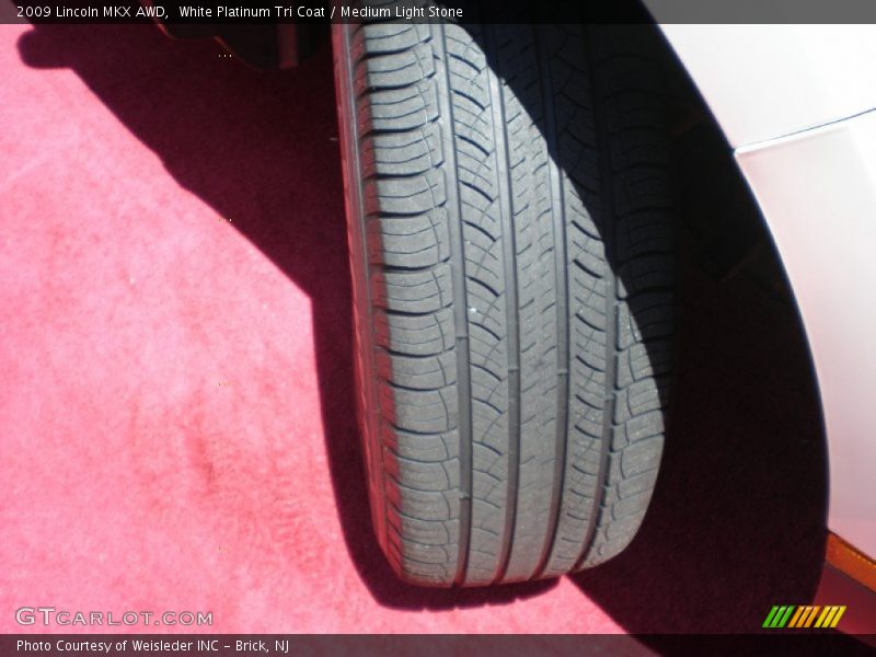 White Platinum Tri Coat / Medium Light Stone 2009 Lincoln MKX AWD