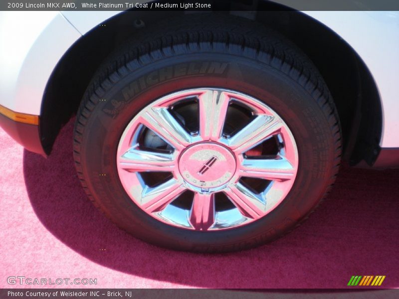 White Platinum Tri Coat / Medium Light Stone 2009 Lincoln MKX AWD