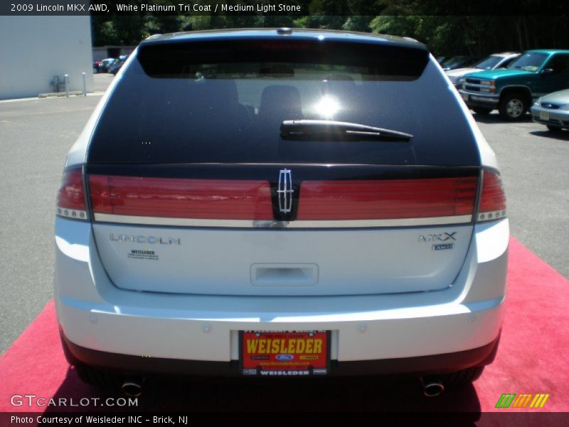 White Platinum Tri Coat / Medium Light Stone 2009 Lincoln MKX AWD