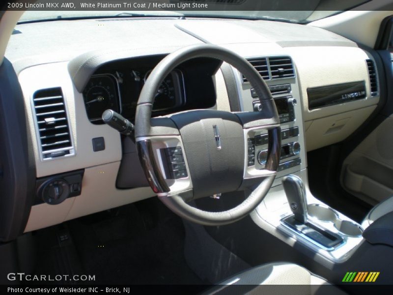 White Platinum Tri Coat / Medium Light Stone 2009 Lincoln MKX AWD