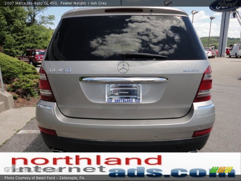Pewter Metallic / Ash Grey 2007 Mercedes-Benz GL 450