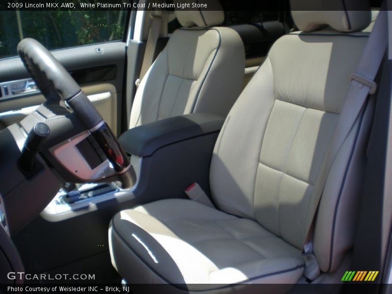 White Platinum Tri Coat / Medium Light Stone 2009 Lincoln MKX AWD
