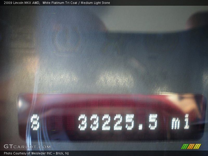 White Platinum Tri Coat / Medium Light Stone 2009 Lincoln MKX AWD