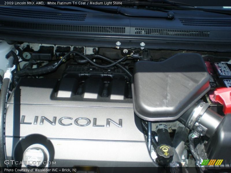 White Platinum Tri Coat / Medium Light Stone 2009 Lincoln MKX AWD