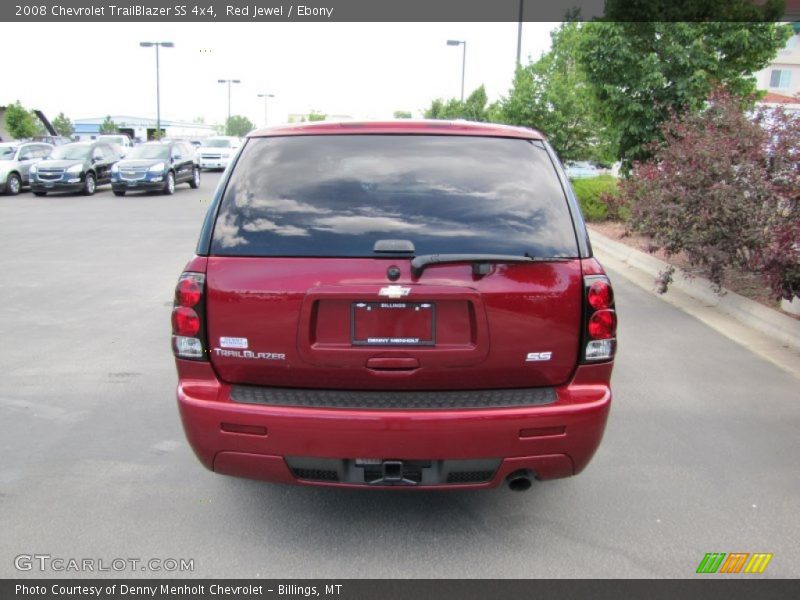 Red Jewel / Ebony 2008 Chevrolet TrailBlazer SS 4x4