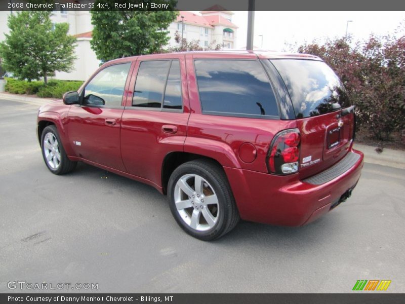 Red Jewel / Ebony 2008 Chevrolet TrailBlazer SS 4x4