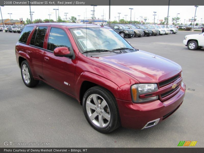 Red Jewel / Ebony 2008 Chevrolet TrailBlazer SS 4x4