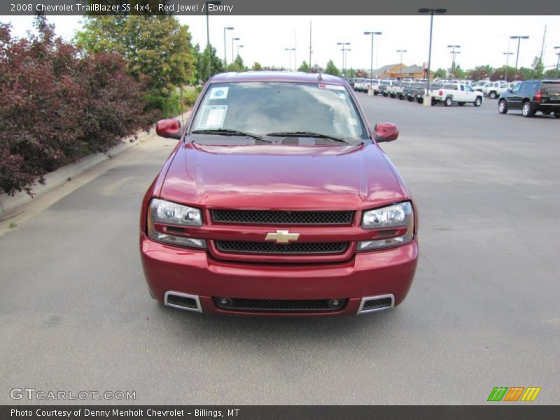 Red Jewel / Ebony 2008 Chevrolet TrailBlazer SS 4x4