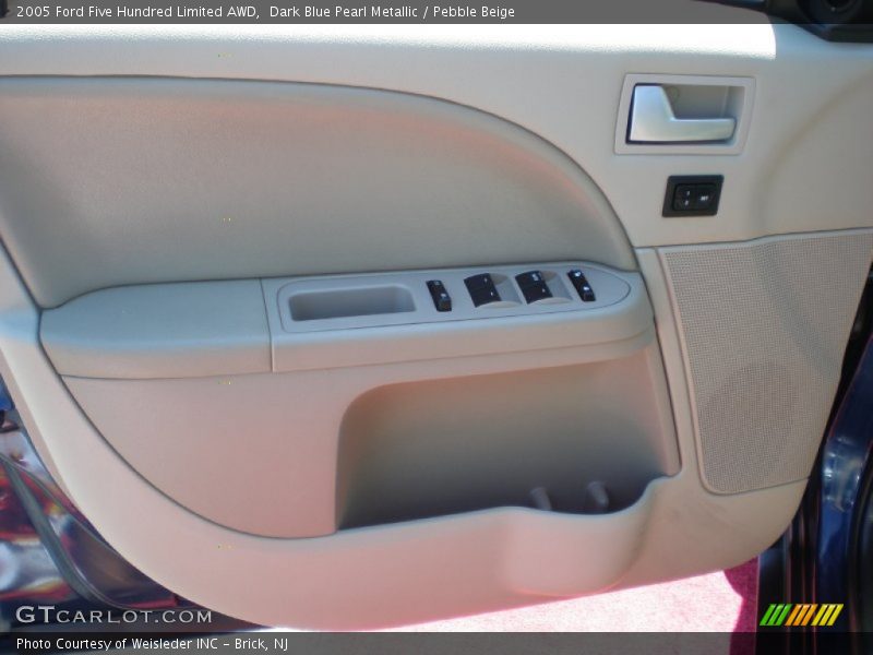 Dark Blue Pearl Metallic / Pebble Beige 2005 Ford Five Hundred Limited AWD