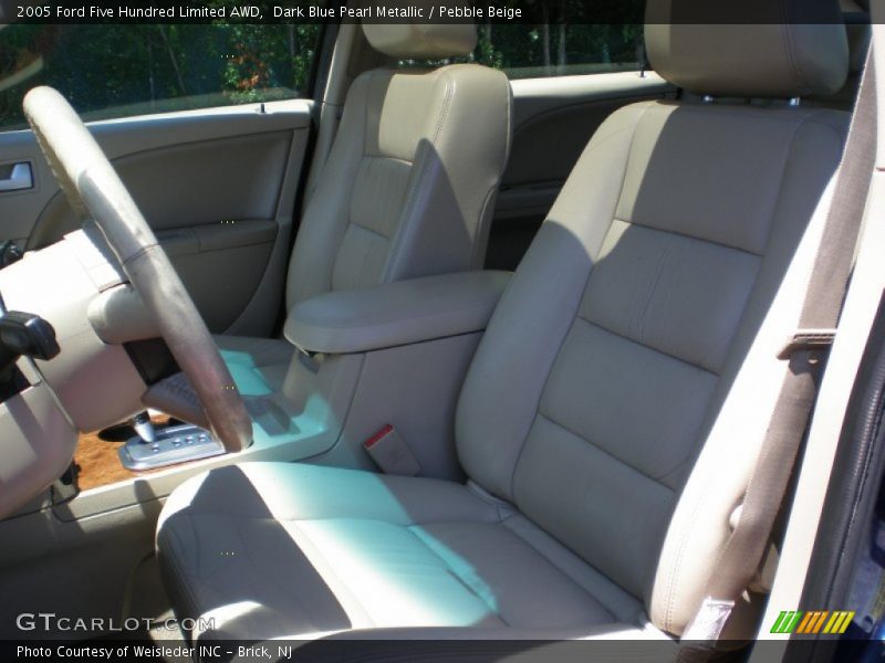 Dark Blue Pearl Metallic / Pebble Beige 2005 Ford Five Hundred Limited AWD