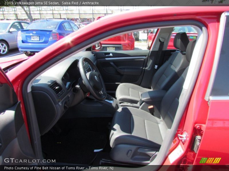 Salsa Red / Anthracite 2009 Volkswagen Jetta SE Sedan