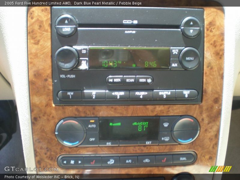 Dark Blue Pearl Metallic / Pebble Beige 2005 Ford Five Hundred Limited AWD