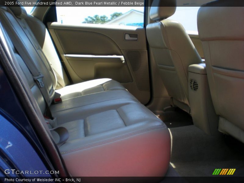 Dark Blue Pearl Metallic / Pebble Beige 2005 Ford Five Hundred Limited AWD