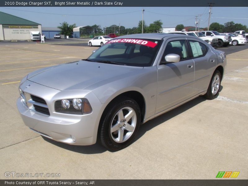 Bright Silver Metallic / Dark Slate Gray 2010 Dodge Charger SXT