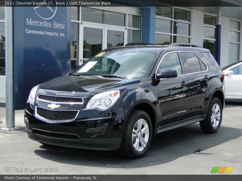 Black / Light Titanium/Jet Black 2011 Chevrolet Equinox LT