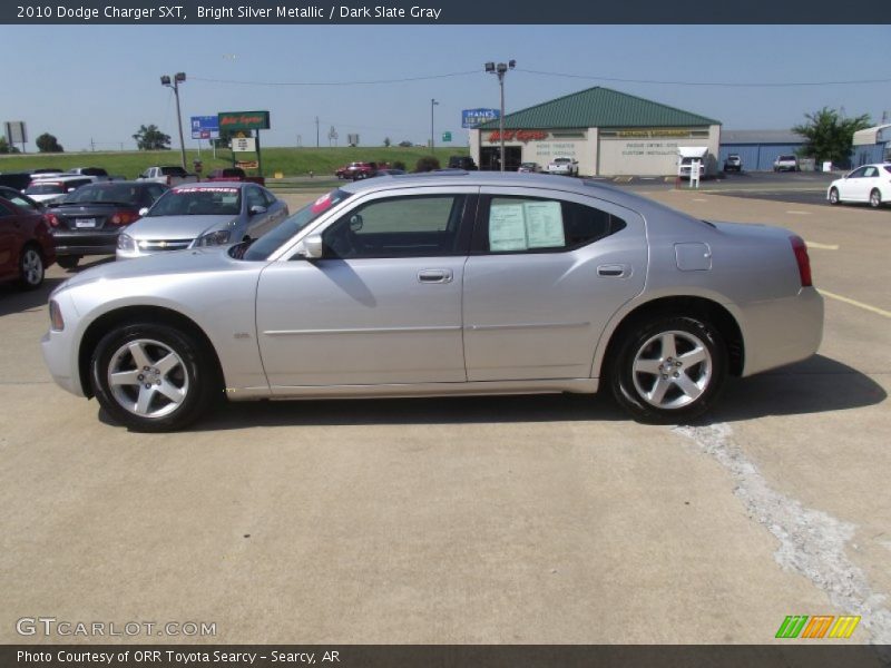 Bright Silver Metallic / Dark Slate Gray 2010 Dodge Charger SXT