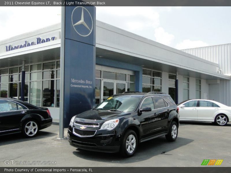 Black / Light Titanium/Jet Black 2011 Chevrolet Equinox LT