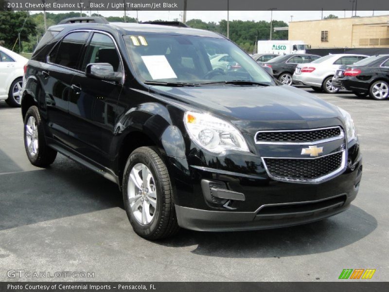 Black / Light Titanium/Jet Black 2011 Chevrolet Equinox LT