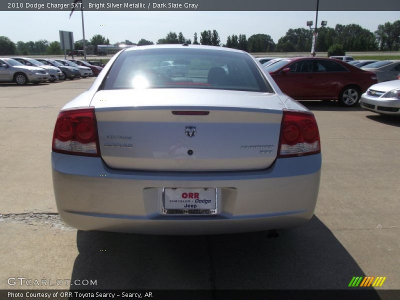 Bright Silver Metallic / Dark Slate Gray 2010 Dodge Charger SXT