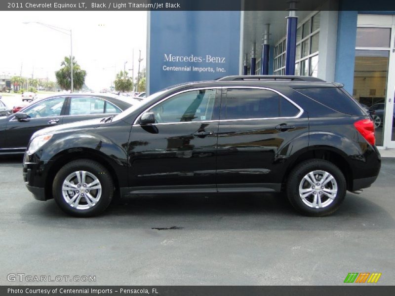 Black / Light Titanium/Jet Black 2011 Chevrolet Equinox LT