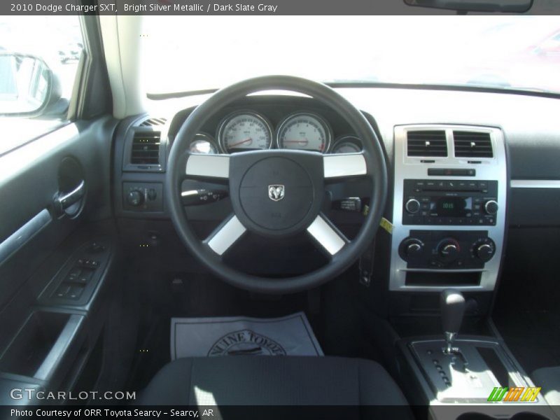 Bright Silver Metallic / Dark Slate Gray 2010 Dodge Charger SXT