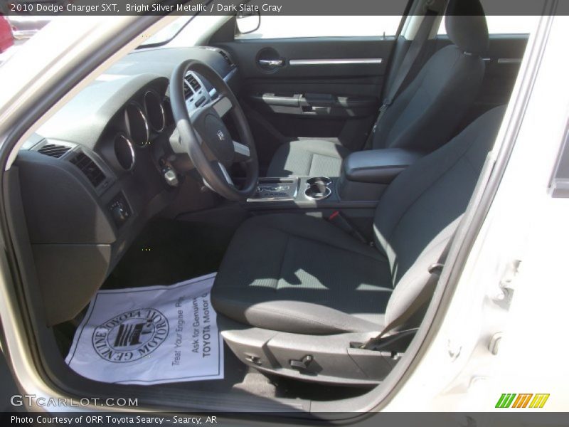 Bright Silver Metallic / Dark Slate Gray 2010 Dodge Charger SXT