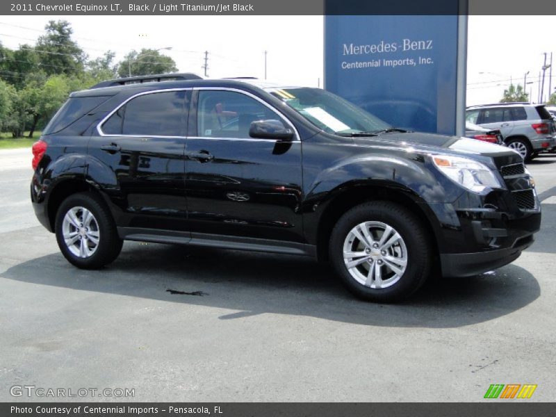 Black / Light Titanium/Jet Black 2011 Chevrolet Equinox LT
