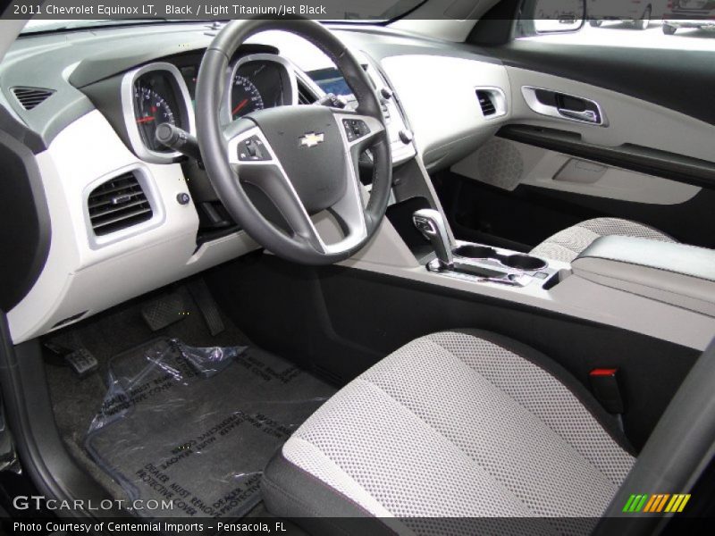 Black / Light Titanium/Jet Black 2011 Chevrolet Equinox LT