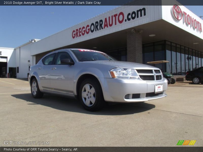Bright Silver Metallic / Dark Slate Gray 2010 Dodge Avenger SXT