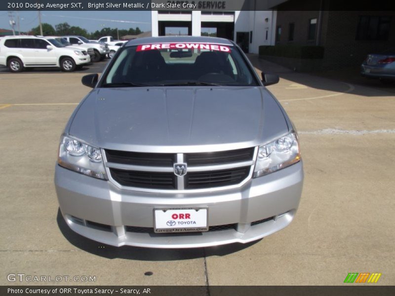 Bright Silver Metallic / Dark Slate Gray 2010 Dodge Avenger SXT