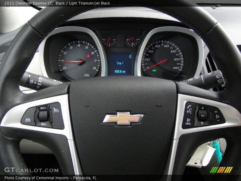 Black / Light Titanium/Jet Black 2011 Chevrolet Equinox LT