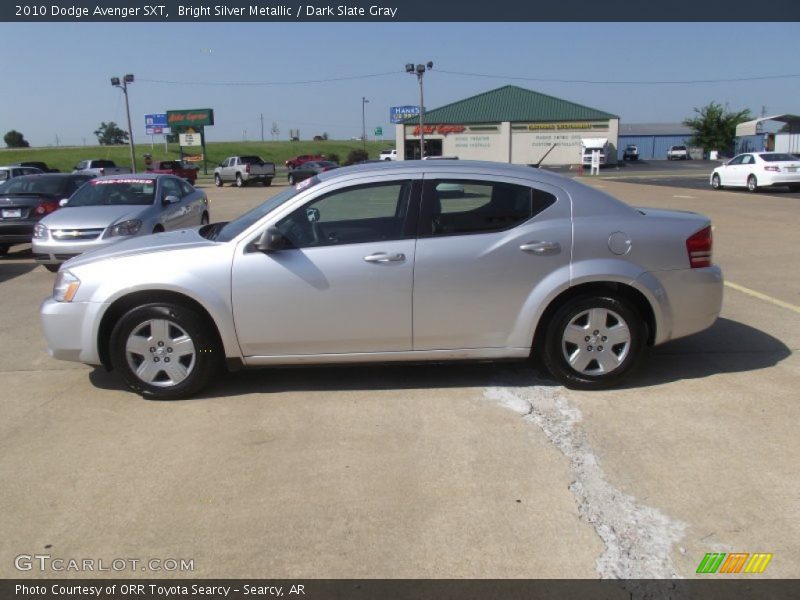 Bright Silver Metallic / Dark Slate Gray 2010 Dodge Avenger SXT