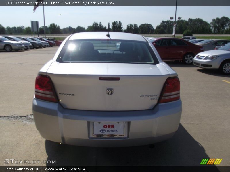 Bright Silver Metallic / Dark Slate Gray 2010 Dodge Avenger SXT