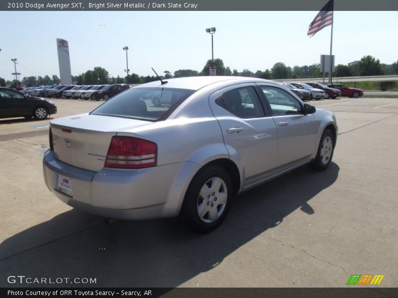 Bright Silver Metallic / Dark Slate Gray 2010 Dodge Avenger SXT