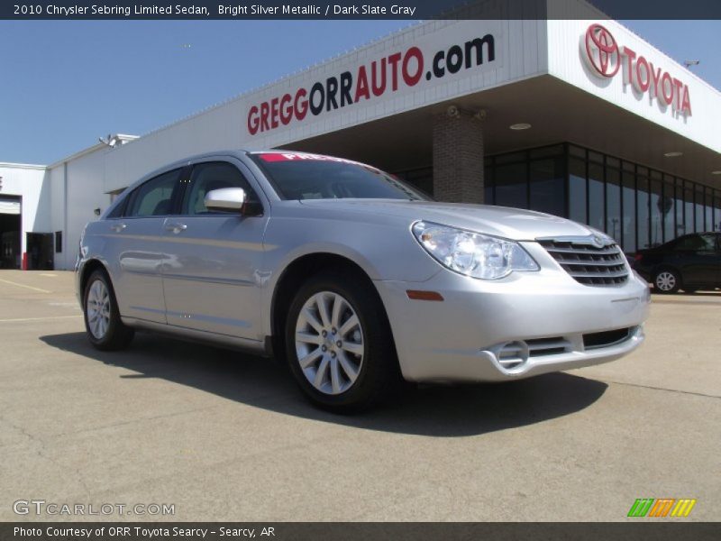 Bright Silver Metallic / Dark Slate Gray 2010 Chrysler Sebring Limited Sedan