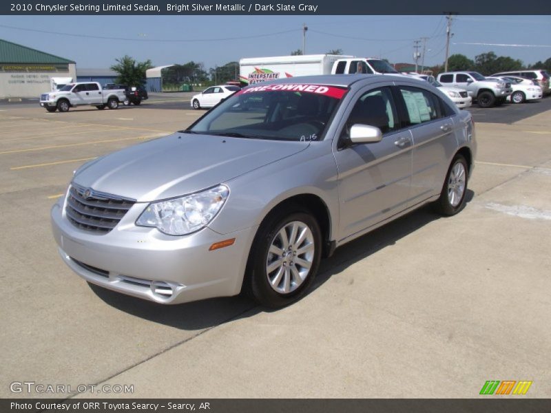 Bright Silver Metallic / Dark Slate Gray 2010 Chrysler Sebring Limited Sedan