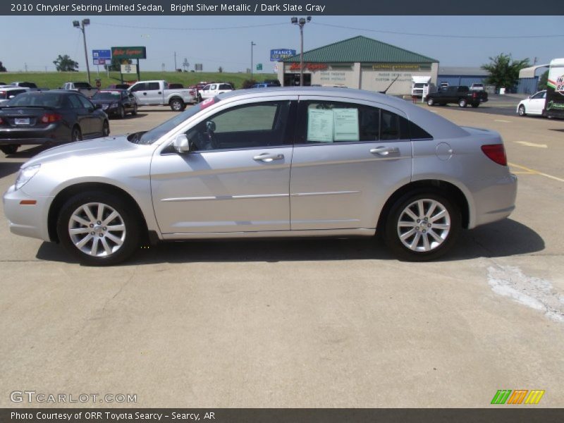 Bright Silver Metallic / Dark Slate Gray 2010 Chrysler Sebring Limited Sedan