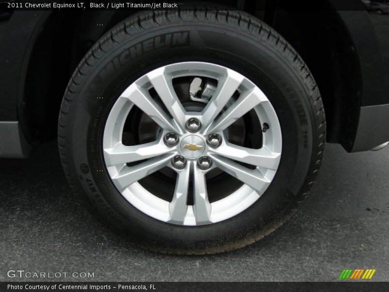 Black / Light Titanium/Jet Black 2011 Chevrolet Equinox LT
