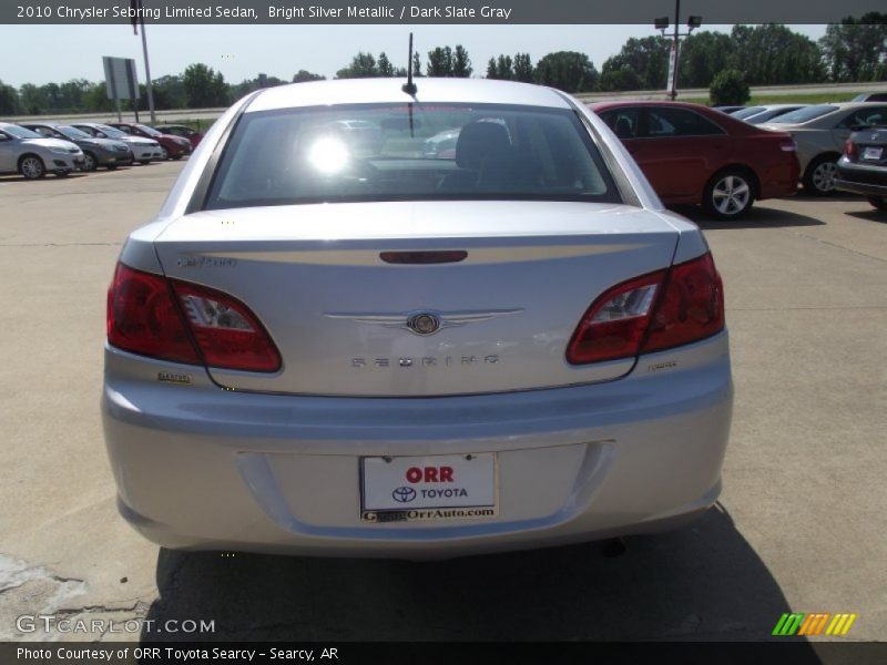 Bright Silver Metallic / Dark Slate Gray 2010 Chrysler Sebring Limited Sedan
