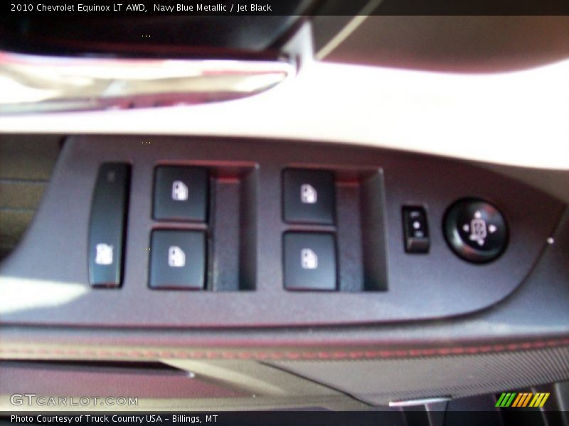 Navy Blue Metallic / Jet Black 2010 Chevrolet Equinox LT AWD