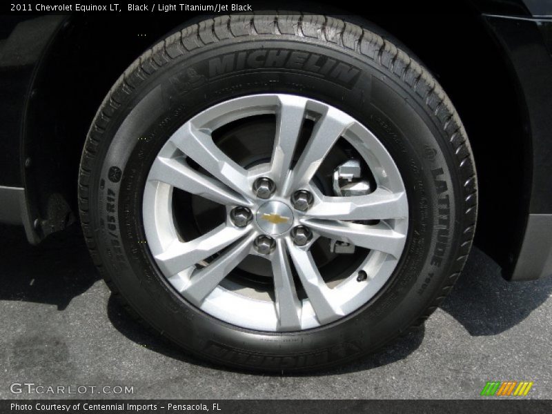 Black / Light Titanium/Jet Black 2011 Chevrolet Equinox LT