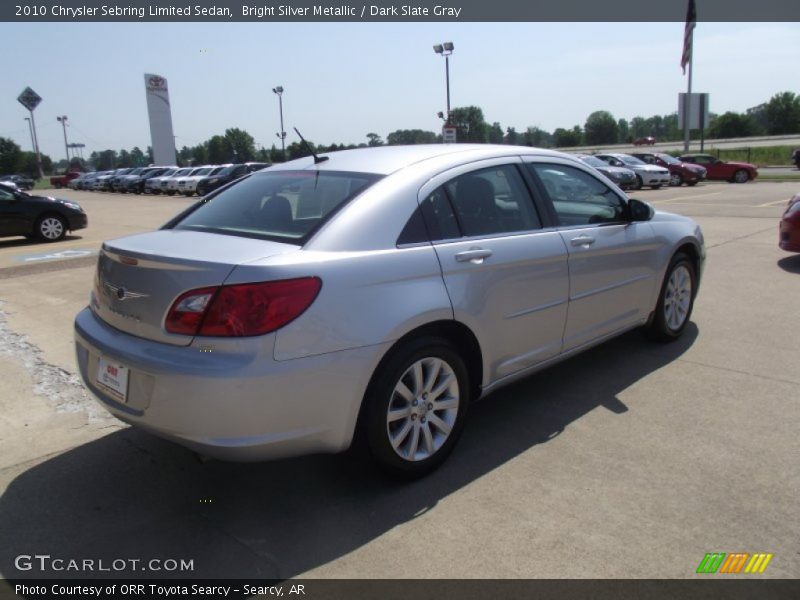 Bright Silver Metallic / Dark Slate Gray 2010 Chrysler Sebring Limited Sedan