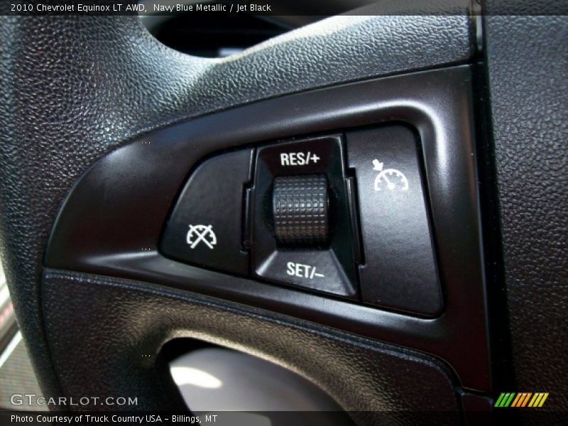Navy Blue Metallic / Jet Black 2010 Chevrolet Equinox LT AWD