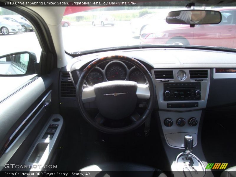 Bright Silver Metallic / Dark Slate Gray 2010 Chrysler Sebring Limited Sedan