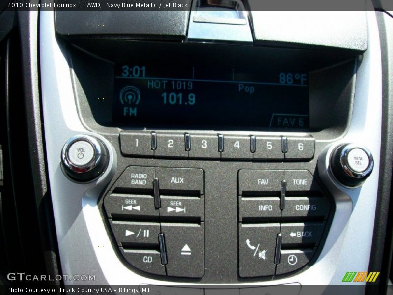 Navy Blue Metallic / Jet Black 2010 Chevrolet Equinox LT AWD