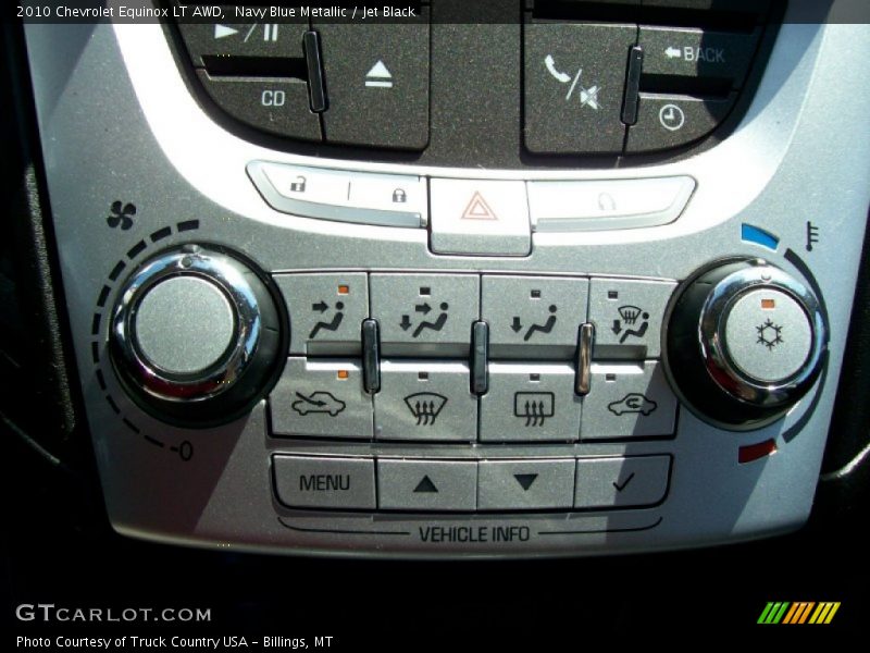 Navy Blue Metallic / Jet Black 2010 Chevrolet Equinox LT AWD