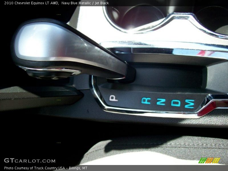 Navy Blue Metallic / Jet Black 2010 Chevrolet Equinox LT AWD