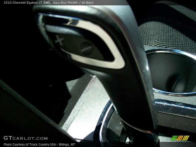 Navy Blue Metallic / Jet Black 2010 Chevrolet Equinox LT AWD