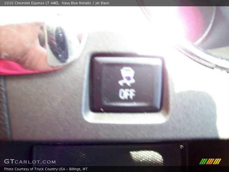Navy Blue Metallic / Jet Black 2010 Chevrolet Equinox LT AWD