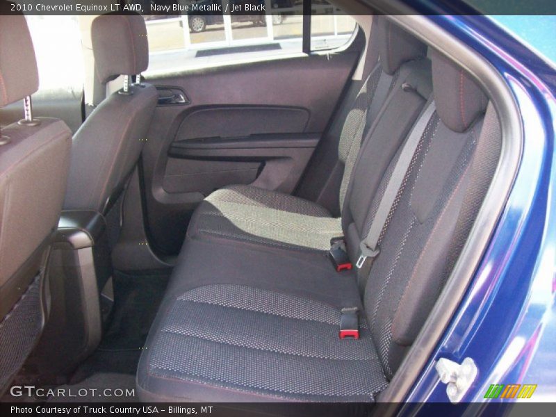 Navy Blue Metallic / Jet Black 2010 Chevrolet Equinox LT AWD